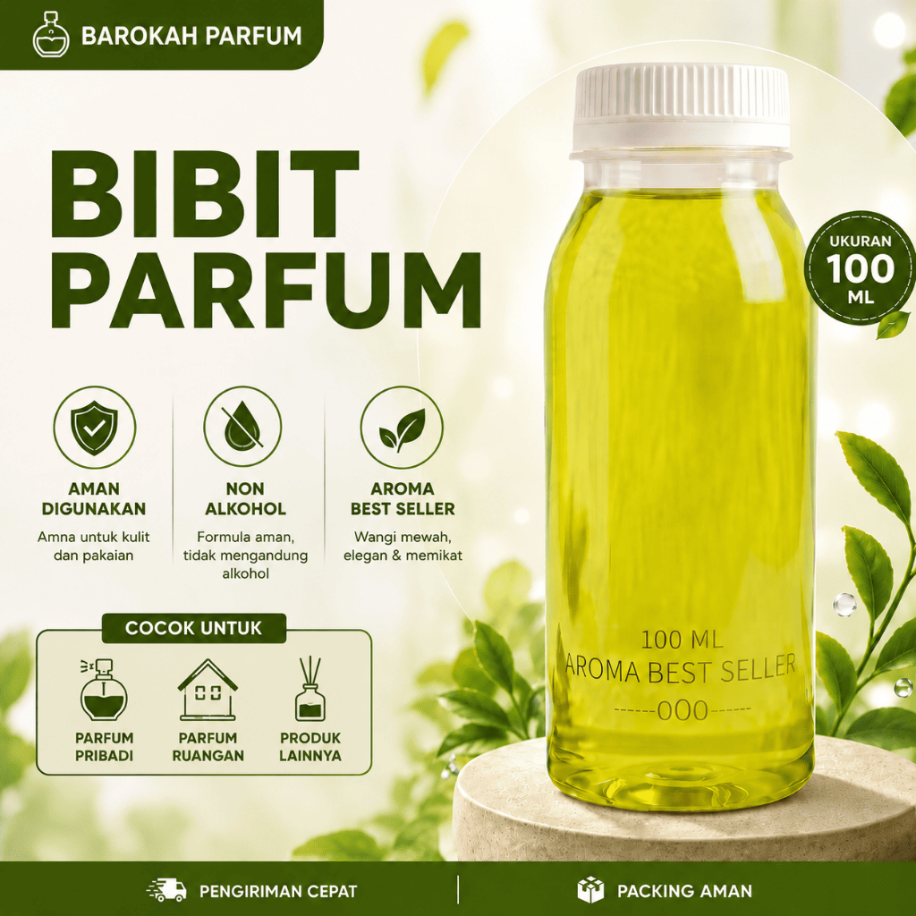 Parfum Bibit U2 MAN 100ml Tanpa Alkohol