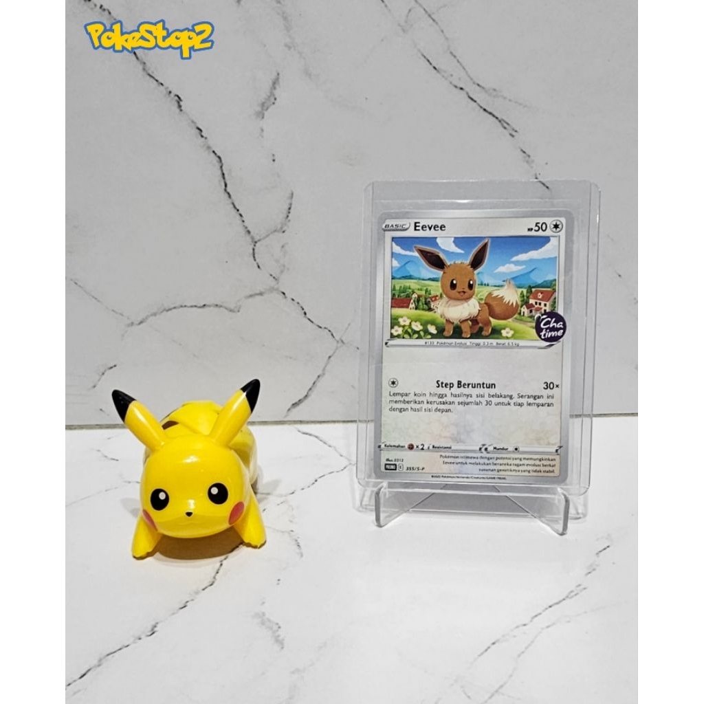 Eevee Promo Chatime 355/S-P TCG Pokemon ID