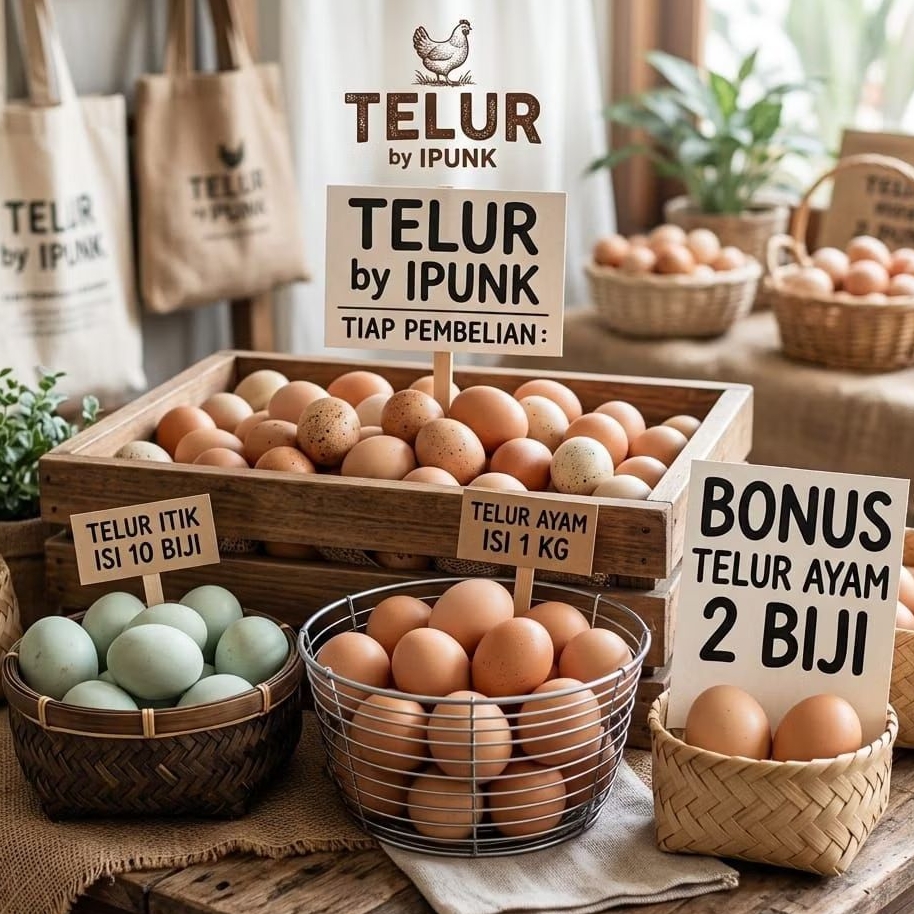 TELUR AYAM & TELUR ITIK | BONUS TELUR AYAM 2 BIJI| TELUR AYAM BANJARMASIN