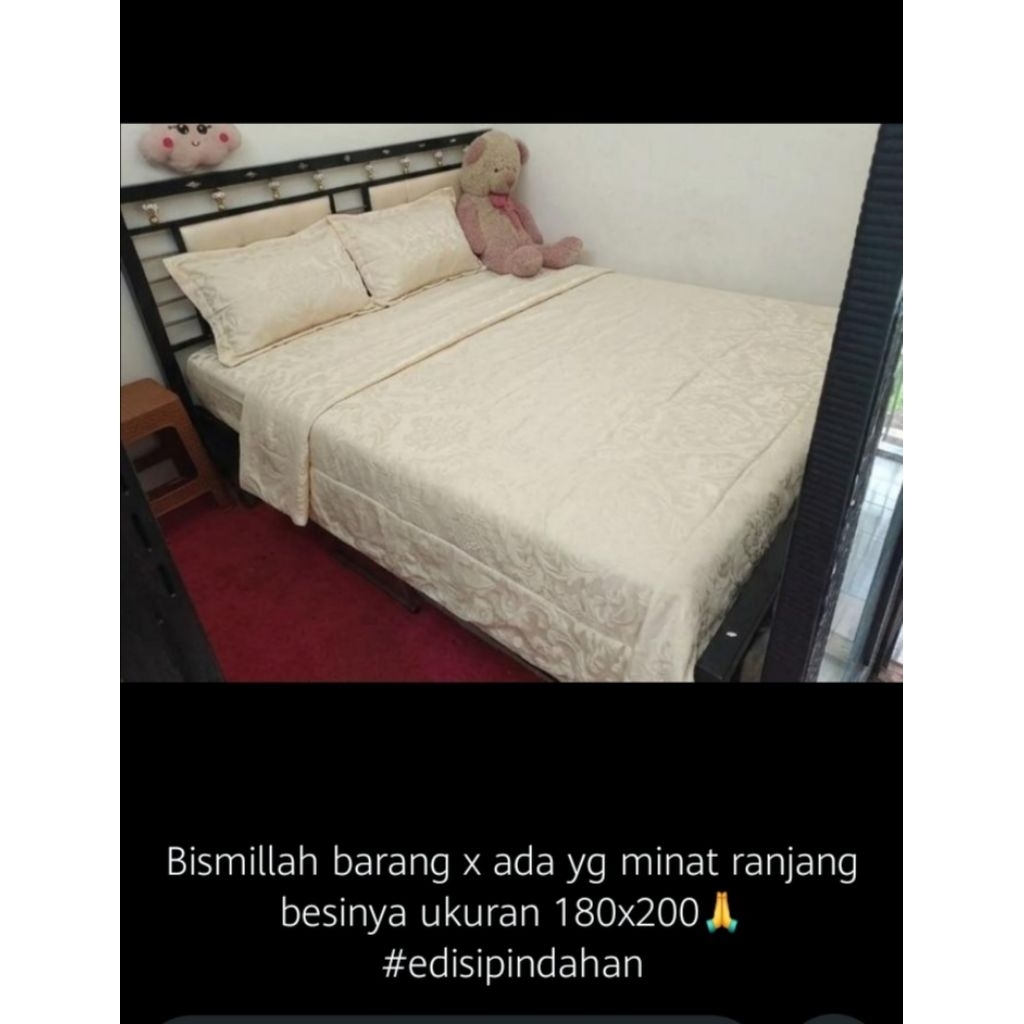 Ranjang besi 180x200 cm