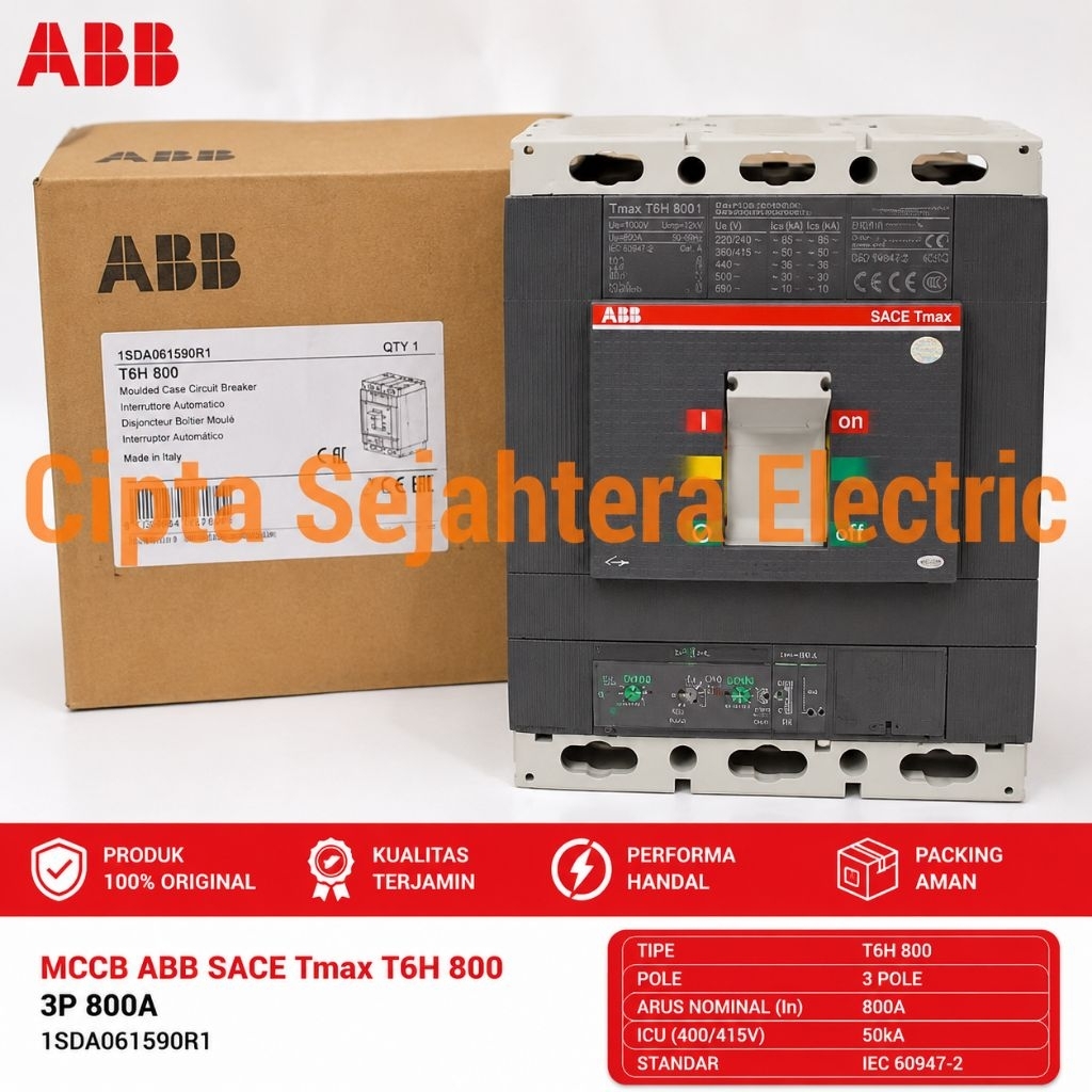 Mccb abb sace tmax t6 h 800/mccb abb 3pole 800a