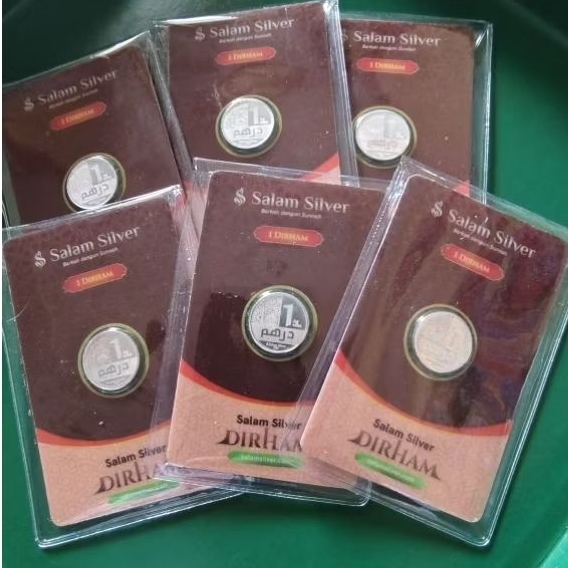Koin Silver Dirham Salam Prime Perak 1 bukan dirham wakala serambi silvergram silverium antam