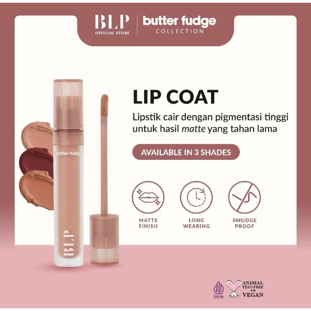 BLP- Lip Coat 5 gr - Lip Cream - Butter Fudge