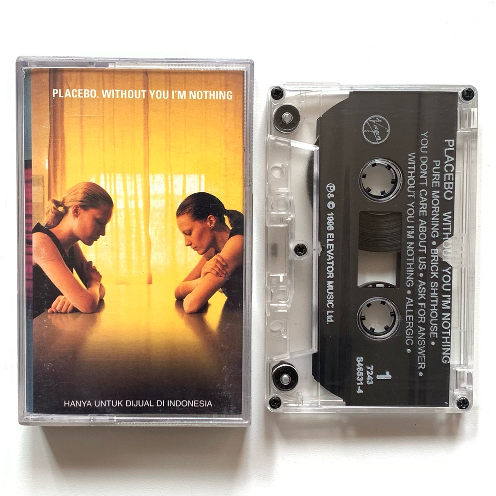 Kaset Pita Placebo - Without You I’m Nothing (1998 VIRGIN