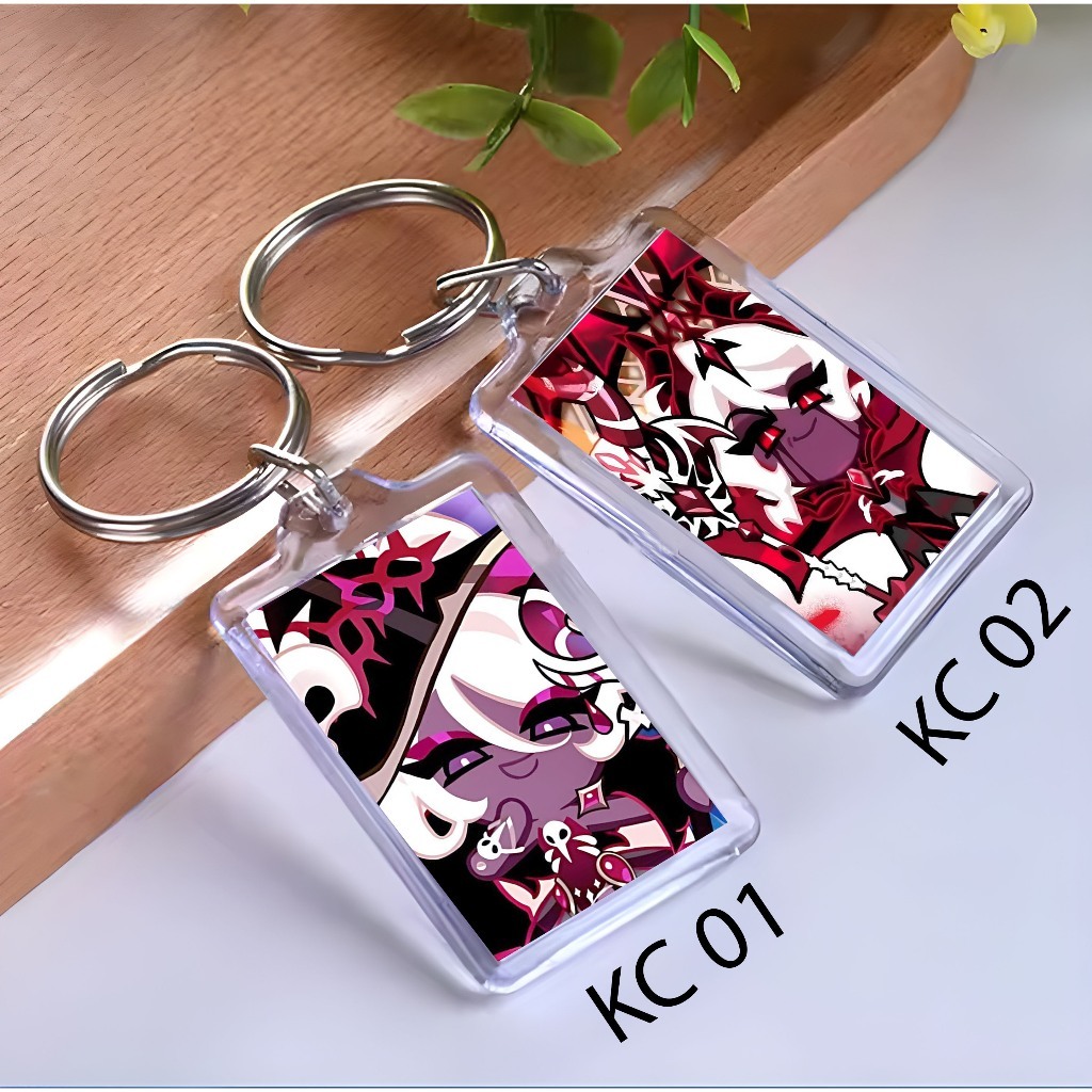 Keychain Dark Enchantress Cookie - Keychain GAME Cookie Run: Kingdom - Keychain - Dark Enchantress C