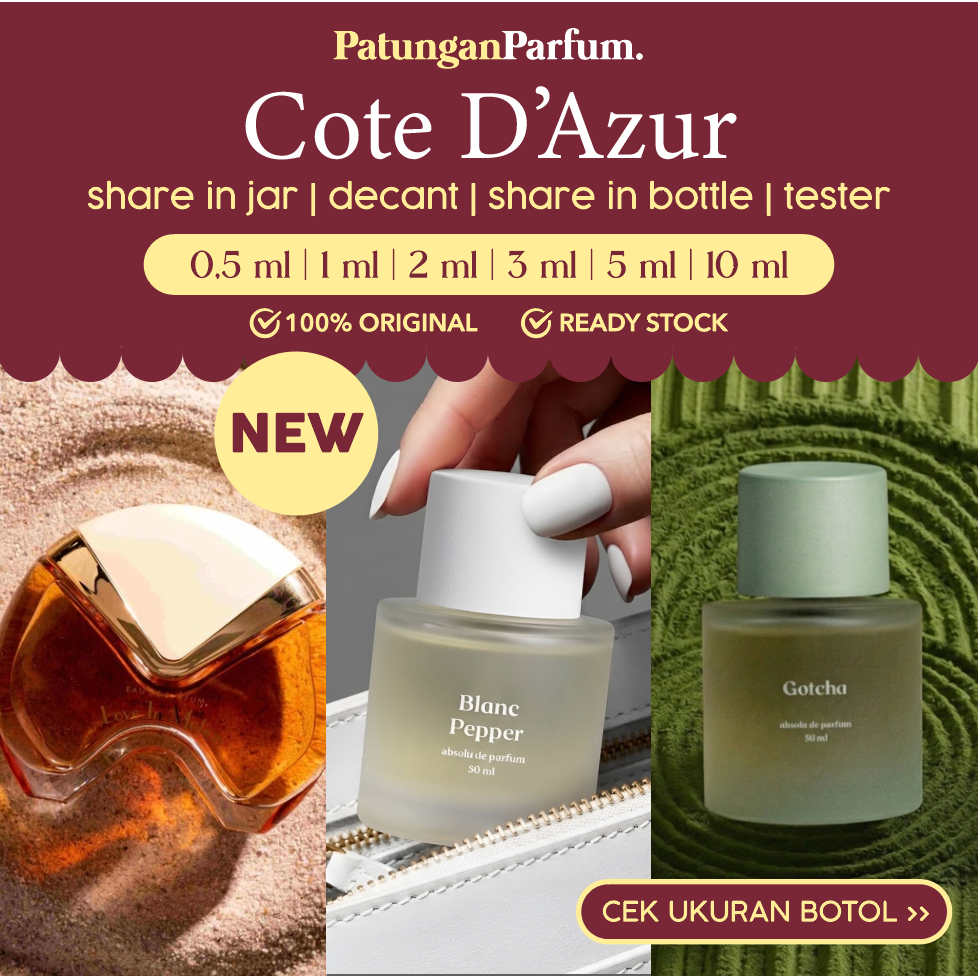 Decant Cote D'Azur - Gotcha Enigma Blanc Pepper Moonlight Musk Rosie Posie x Nakiirana Bubbles A Laz