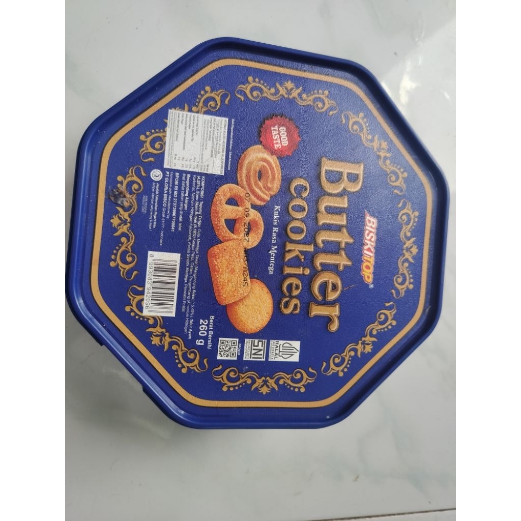 Kue Toples Biskitop Butter Cookies