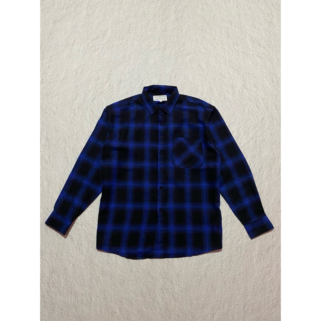 Kemeja Flannel Veterano Black Number