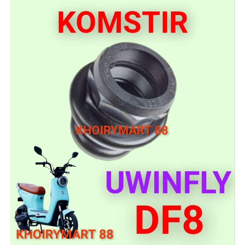 komstir uwinfly df8 kones headset komfork sepeda listrik uwinfly df8