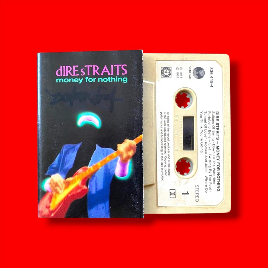 Kaset Pita Dire Straits - Money For Nothing