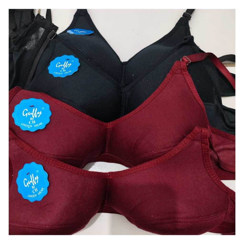 Sportbra kutang Dewasa Tanpa Busa Bh Bra Katun Polos