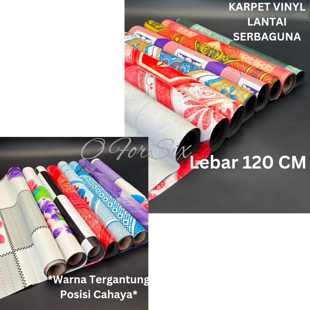 (ROLL) KARPET PLASTIK LANTAI/PERLAK LANTAI /MEJA/ KARPET LANTAI PLASTIK LEBAR 1,2 METER(NEW)