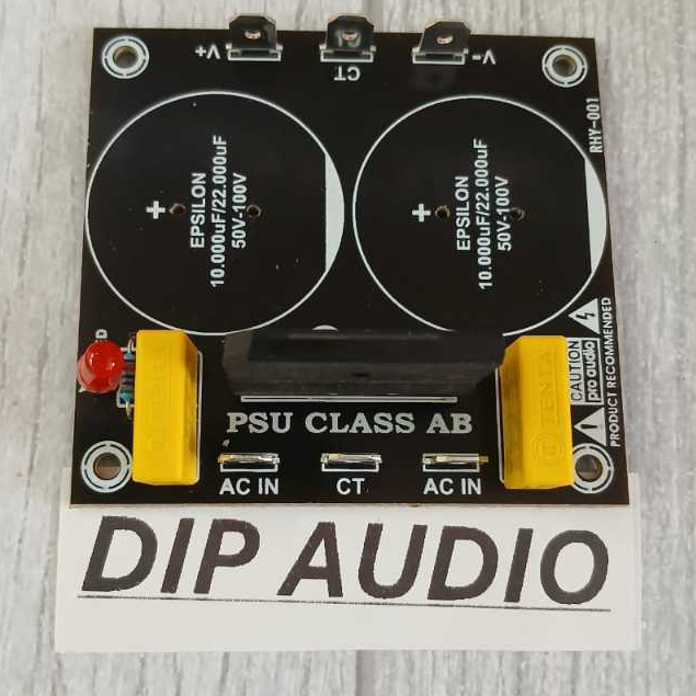 KIT PSU 2 Capasitor elco class AB pertinak hitam