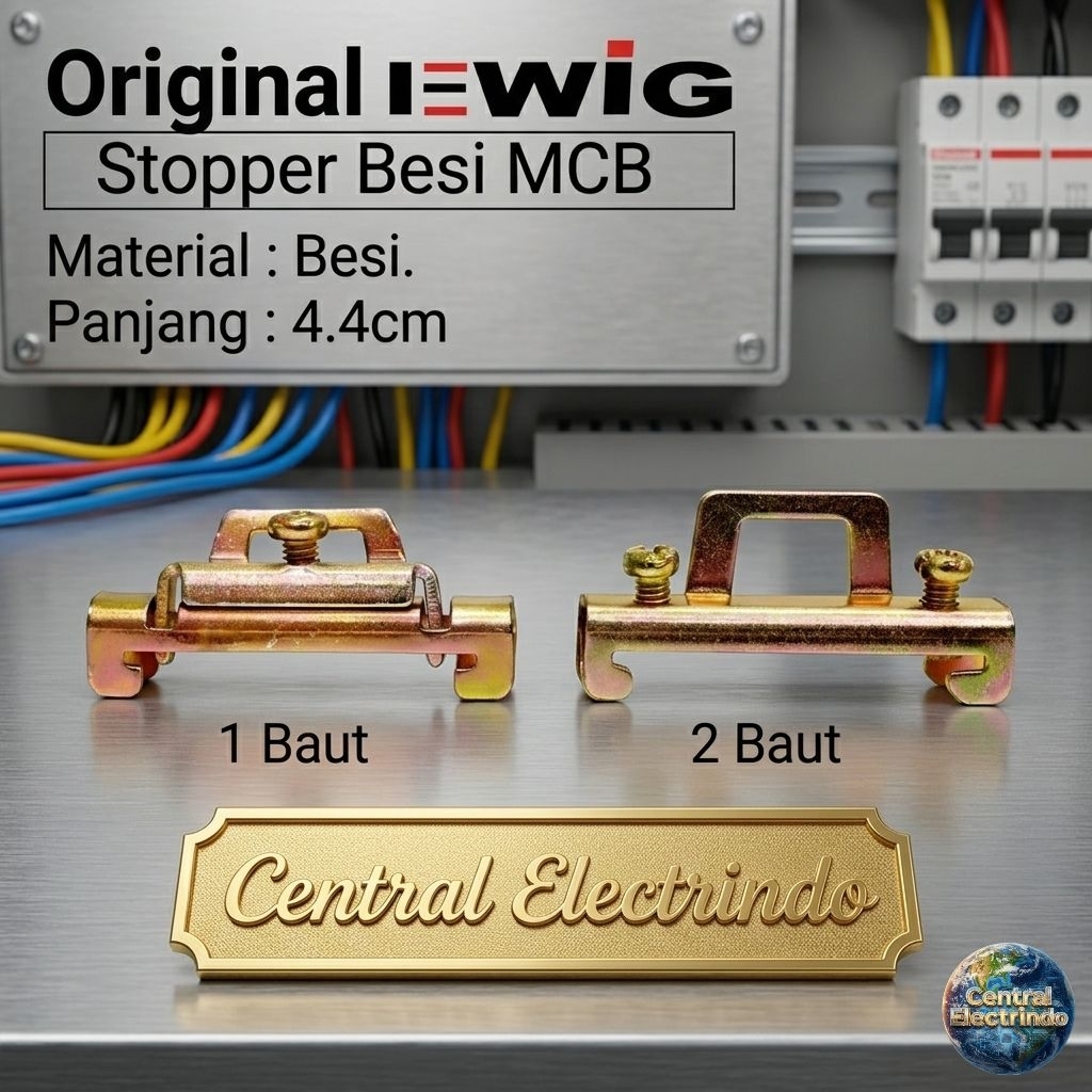 Stopper Besi Din Rel MCB EWIG.