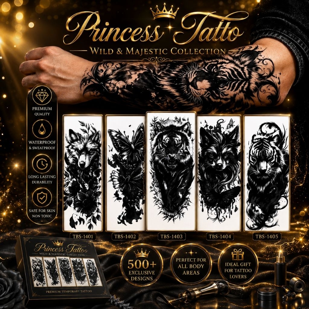 TATTO | Tatto temporer | Sticker tatto | Tatto kupu kupu | Tatto serigala | Tatto harimau