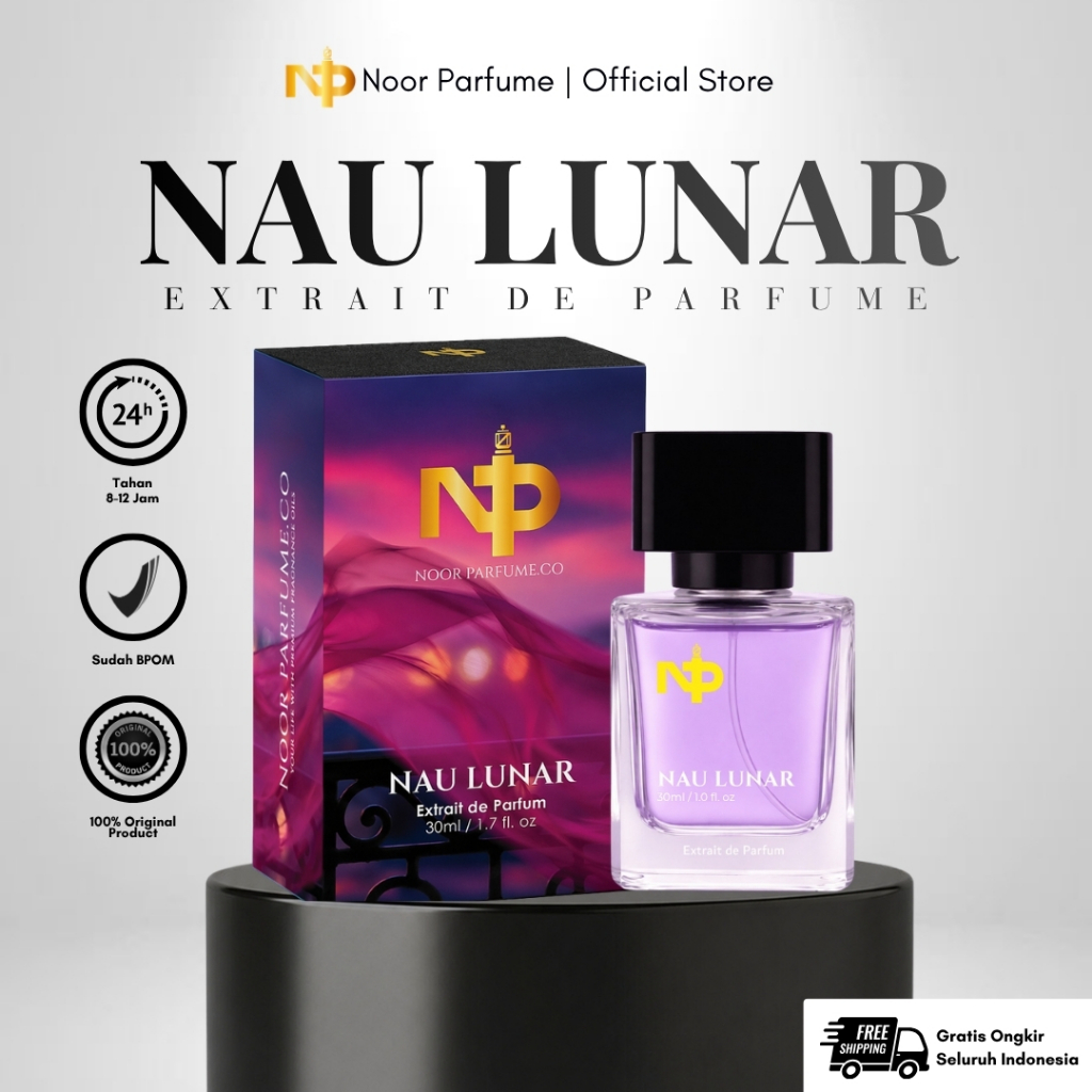 Noor Parfume Official | NAU LUNAR Extrait de Parfume 30ml - Rasbery Strawberry Sweety