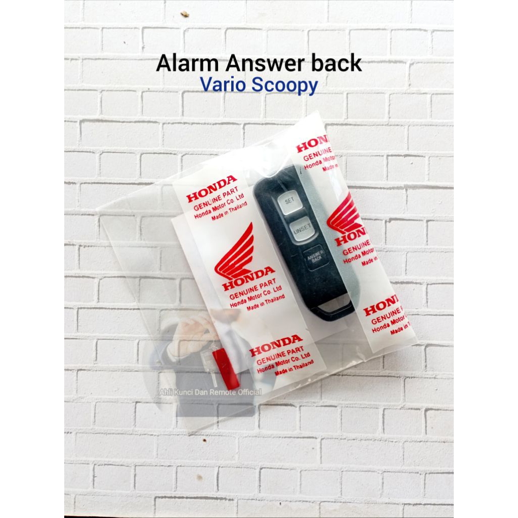 Remote Alarm Answer back Honda vario Scoopy