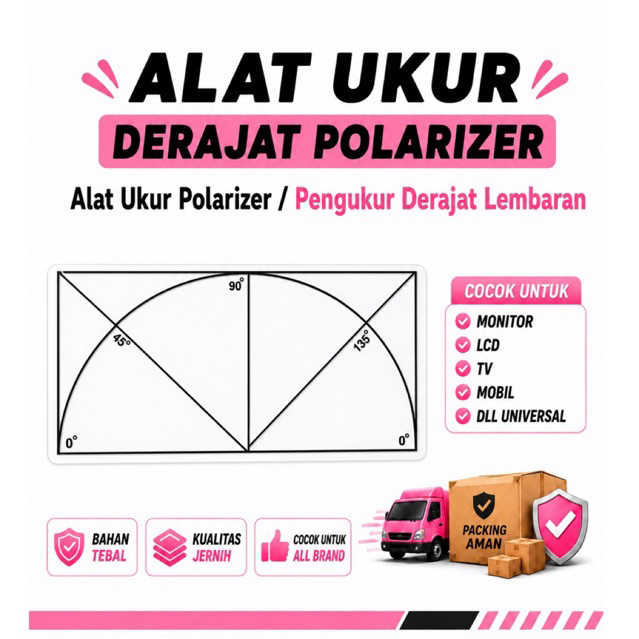 Alat Ukur Derajat Polarizer,Film Angle Testing Original