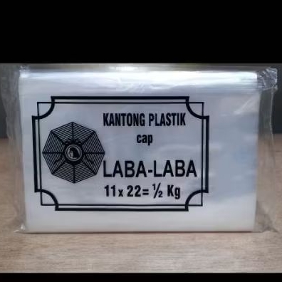 Plastik Laba-Laba Bening 1/2 Kg