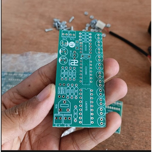 PCB LED VU  HOLD PEAK 11 LED PCB DOBEL LAYER