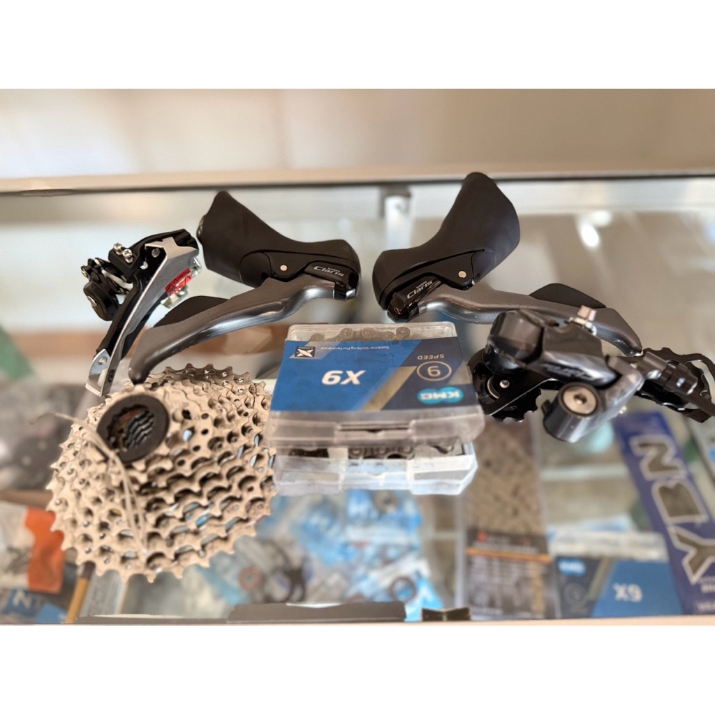 Mini grupset shimano claris tanpa fd