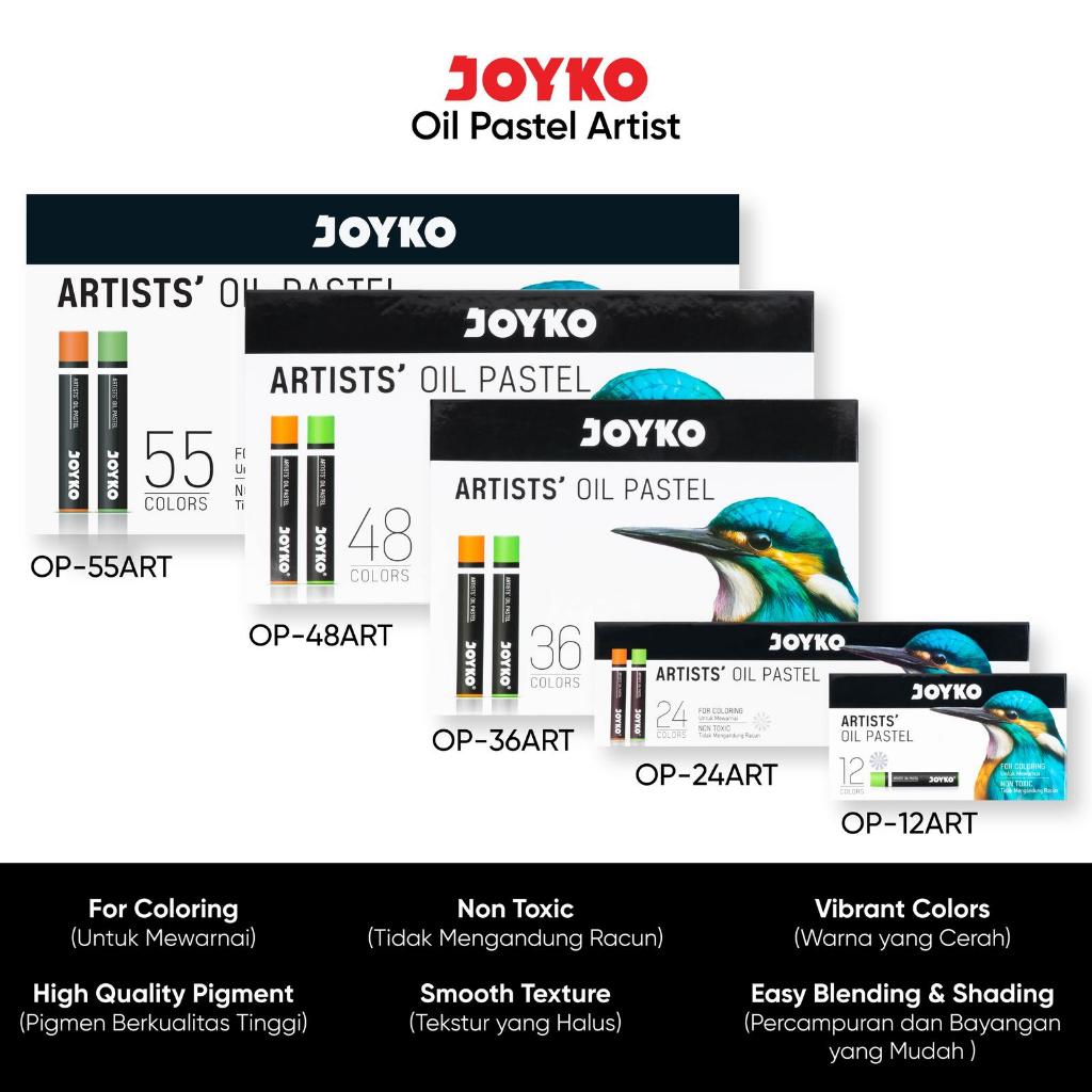 Artists Oil Pastel Krayon Minyak JOYKO OP-12ART~24ART~36ART~48ART~55ART