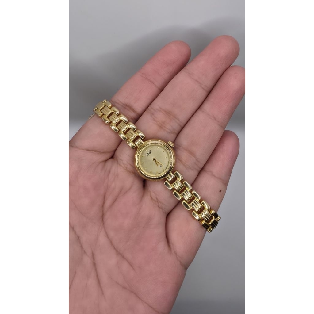 Citizen Crystron 3220 | Vintage Ladies Watch | Jam Klasik Cewe
