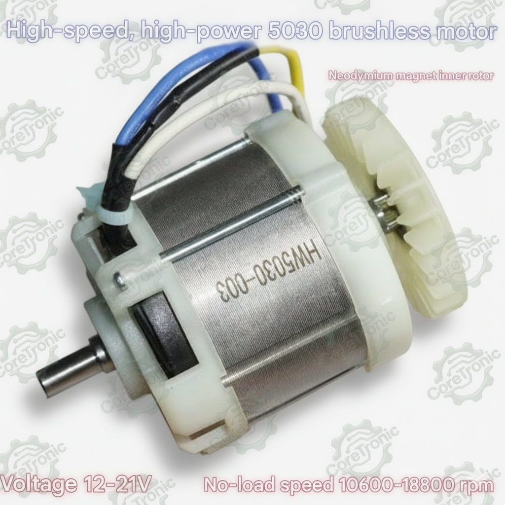 Dinamo Motor Brushless 800W Gergaji Mesin Chainsaw Cordless 12 Inch 18V 21V (8878)