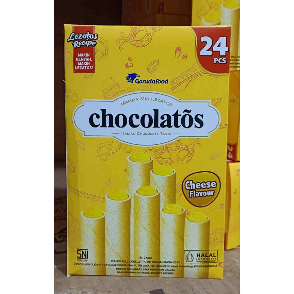 Chocolatos Rasa Cheese/Chocolatos Rasa Keju/chocolatos Seribuan 1 box isi 24 pcs