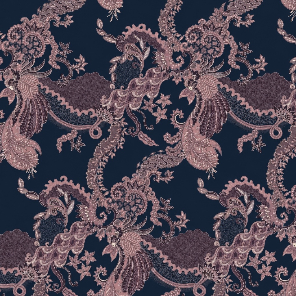 Batik Ayman - KAIN BATIK GALA BLACK | Kain Batik Premium Katun Halus / Cotton Terbaru