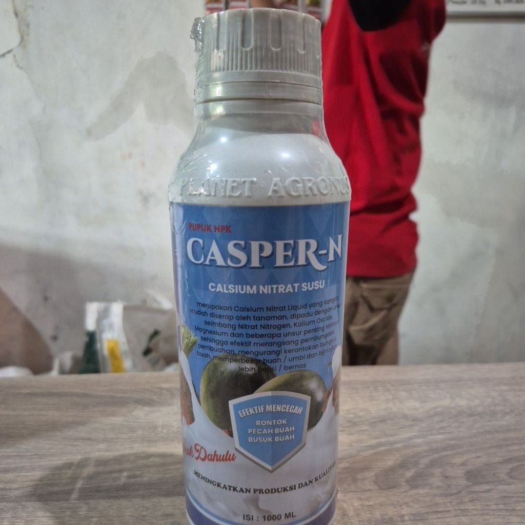 Pupuk Casper N 1Lt Kalsium Nitrat Susu PT Planet Agronusa Anti Rontok