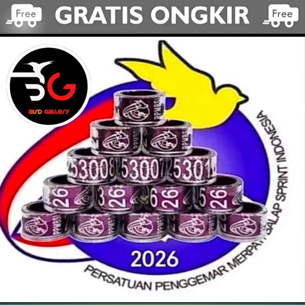 RING PPMBSI  RING RESMI MERPATI BALAP ORIGINAL  RING MERPATI PPMBSI 2026
