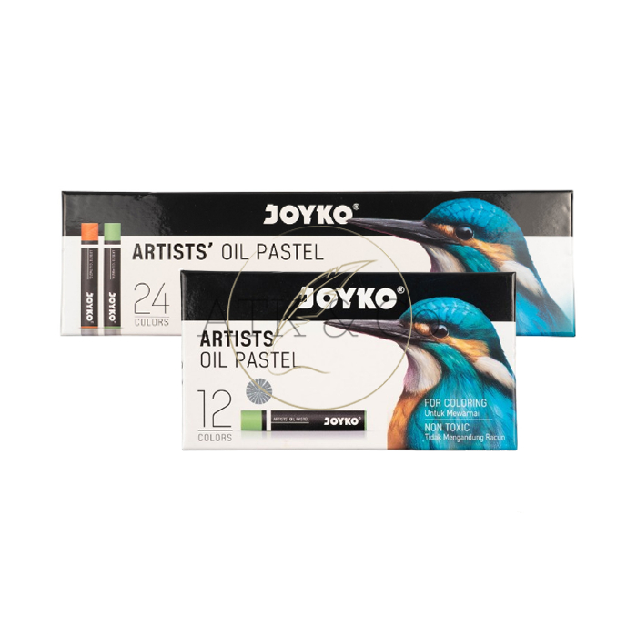 Crayon Artists Oil Pastel Joyko OP-12ART OP-24ART - Krayon Minyak 12 24 Warna Colors