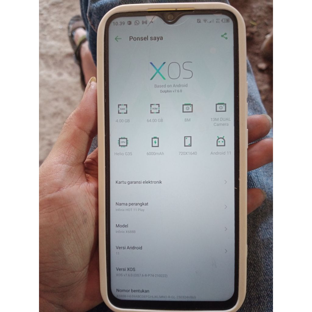 Handphone Android Second/Bekas Murah Meriah Ram 4Gb Penyimpanan 64Gb