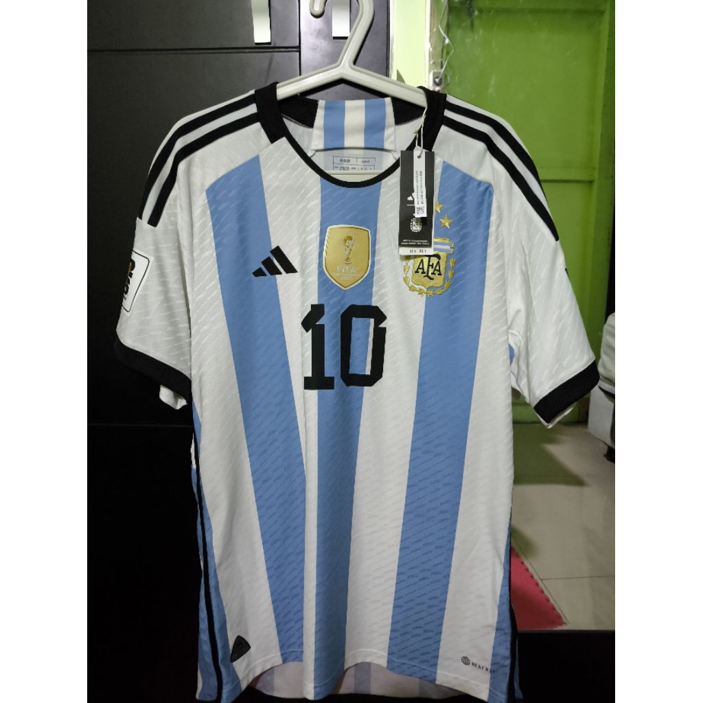 Jersey Argentina 2022 3 stars Messi Authentic Player Issue Original