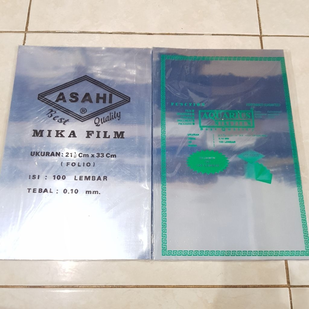 Plastik Mika Jilid F4 Aquarius/ASAHI Plastik jilid F4 Tebal