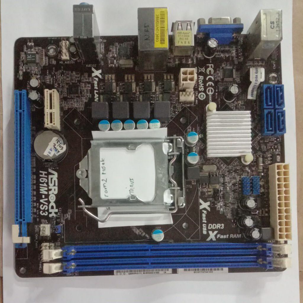 mainboard ASROCK H61M-VS3 DDR 3