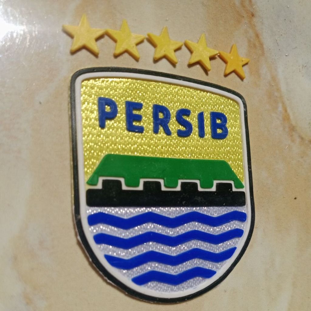 logo persib bintang 5 tatami 2026 timbul 3D