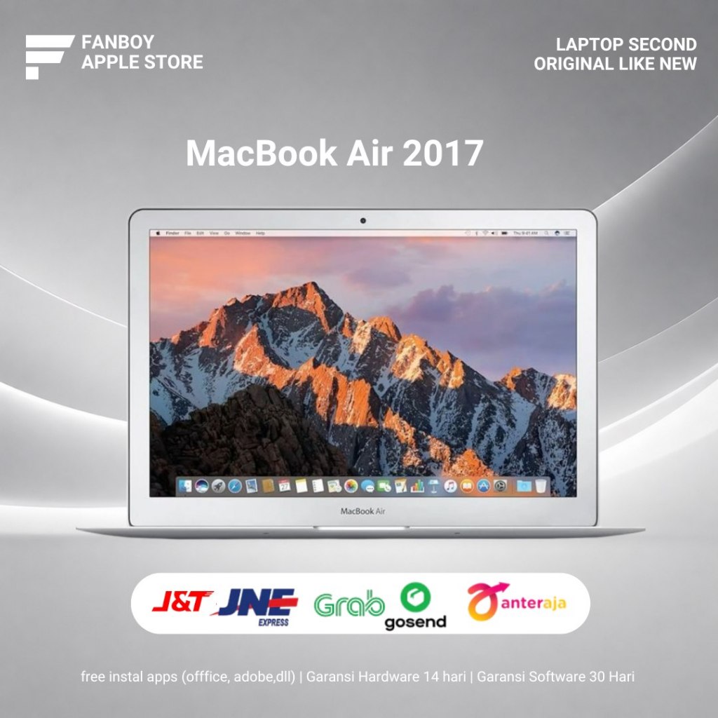 Macbook Air 2017 2025 13 Inch Ram 8GB SSD 128GB Second Berkualitas