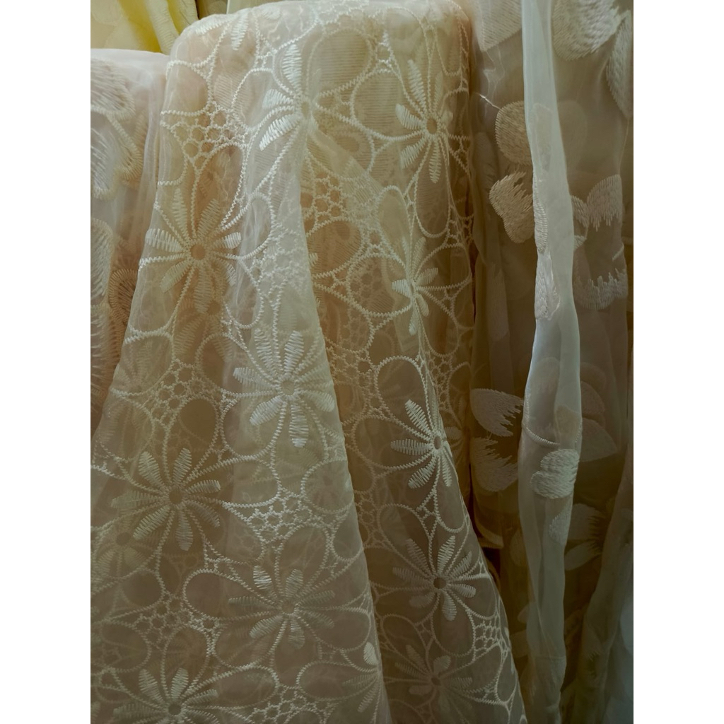 Organza Bordir/Kain Organza/Organza Bordir/Organza