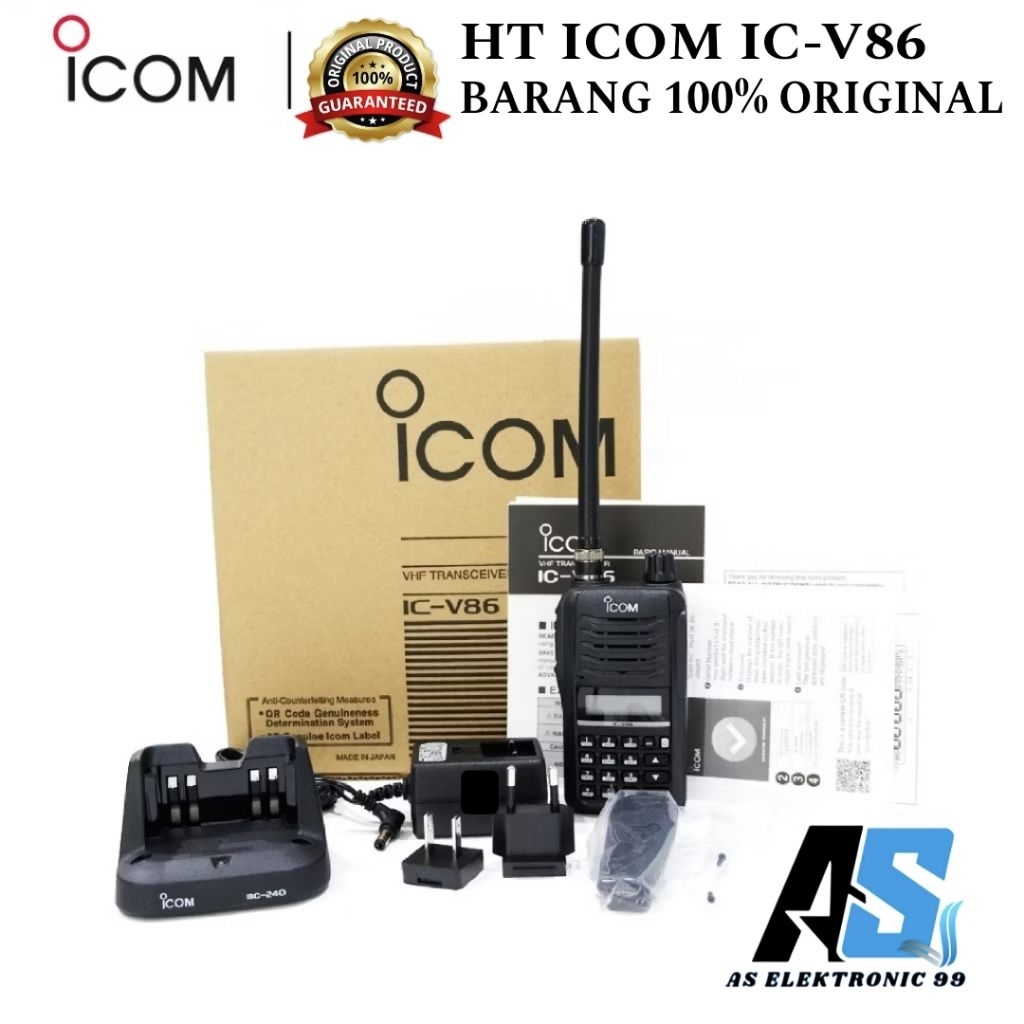 ICOM IC - V86 / RADIO HT ICOM IC - V86 VHF ( ORIGINAL )