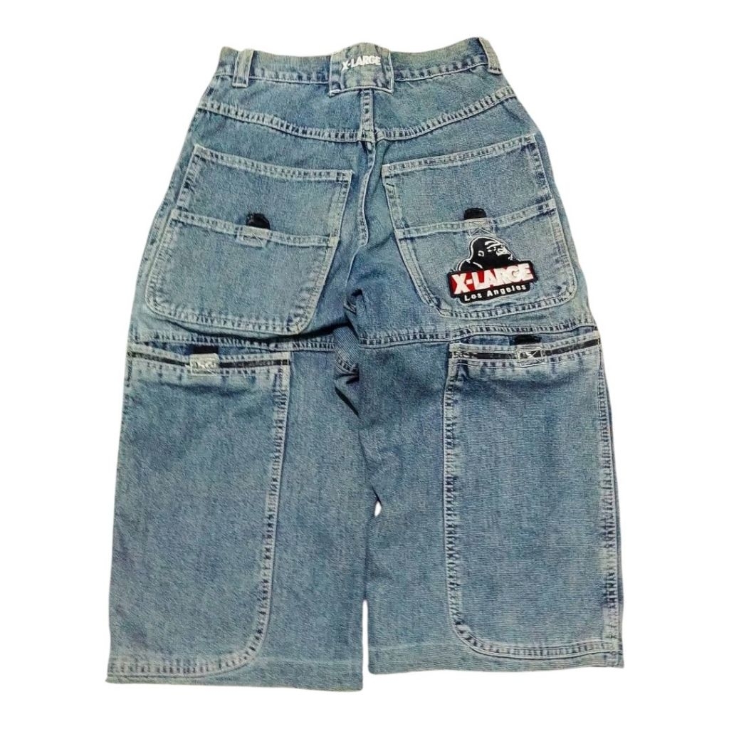 vintage x large y2k big pocket jeans