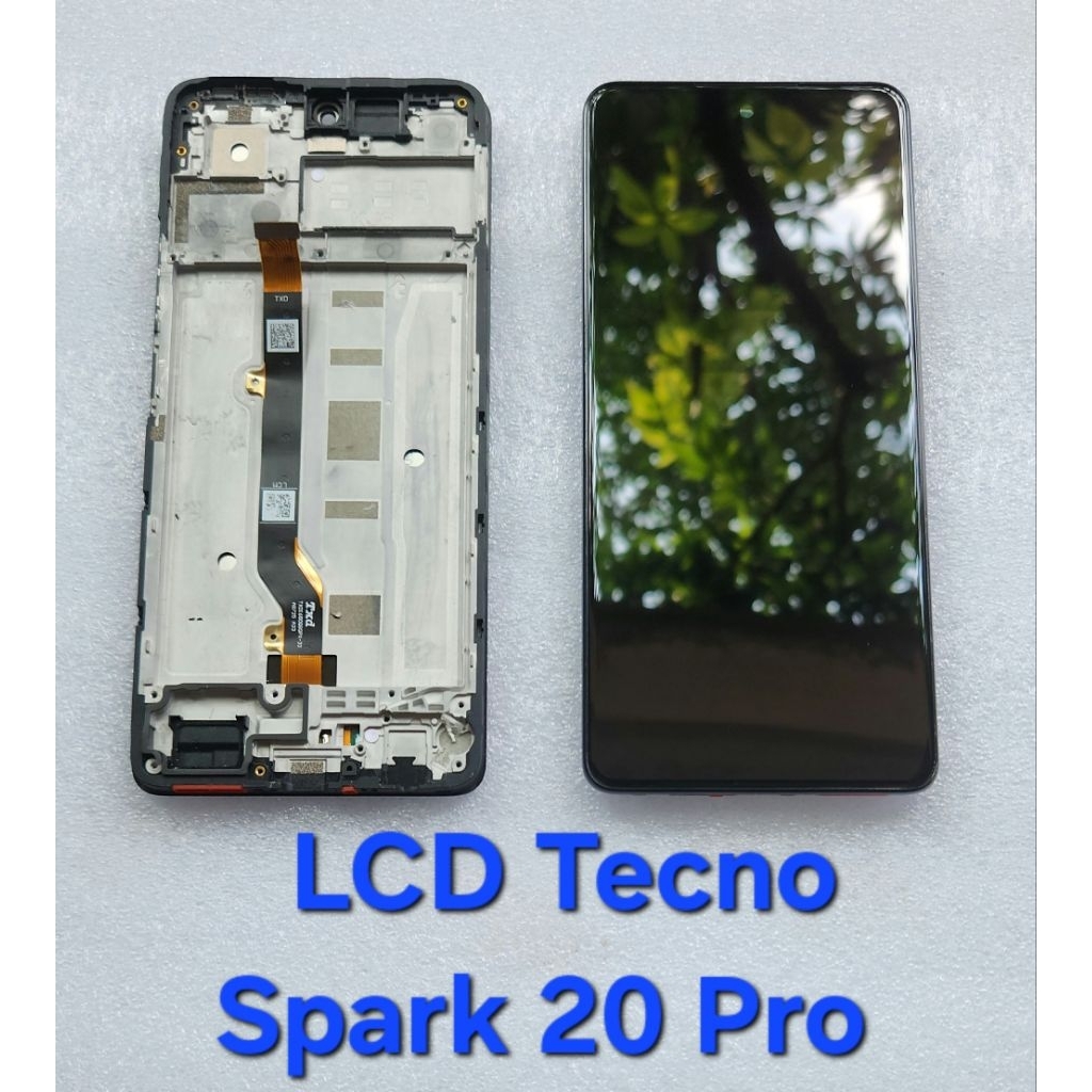 LCD Plus Frame Tecno Spark 20 Pro KJ6 Original