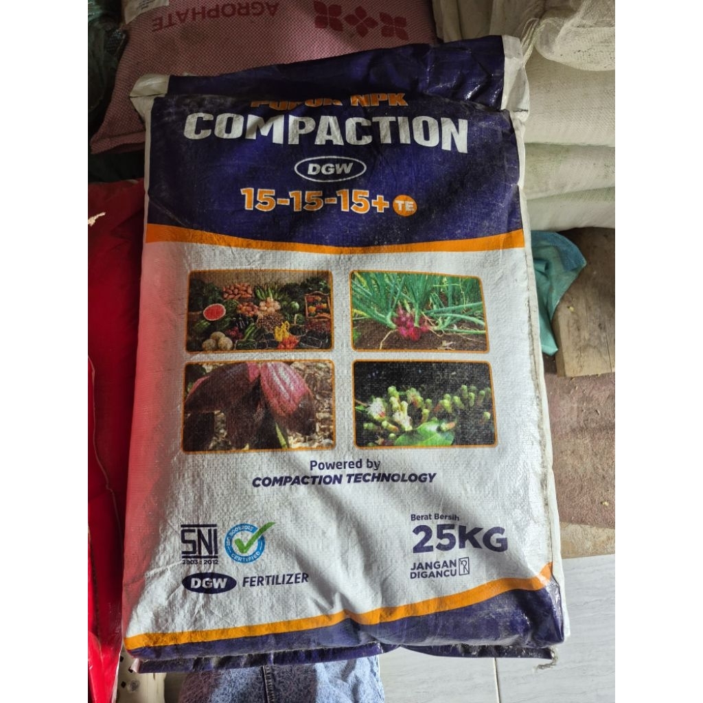 pupuk dgw compaction 25 kg kemasan langsung