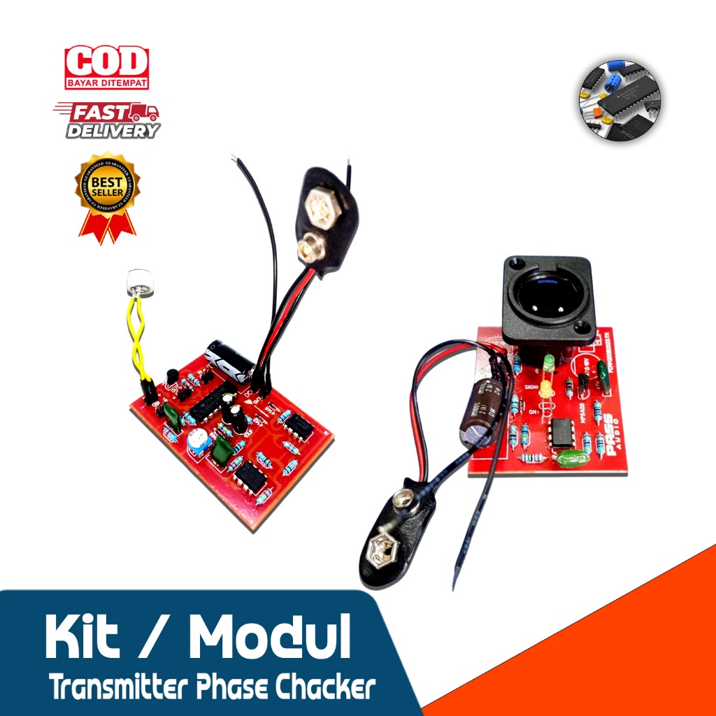 Kit Polarity Checker Speaker / kit phase chacker speaker Berkualitas OK