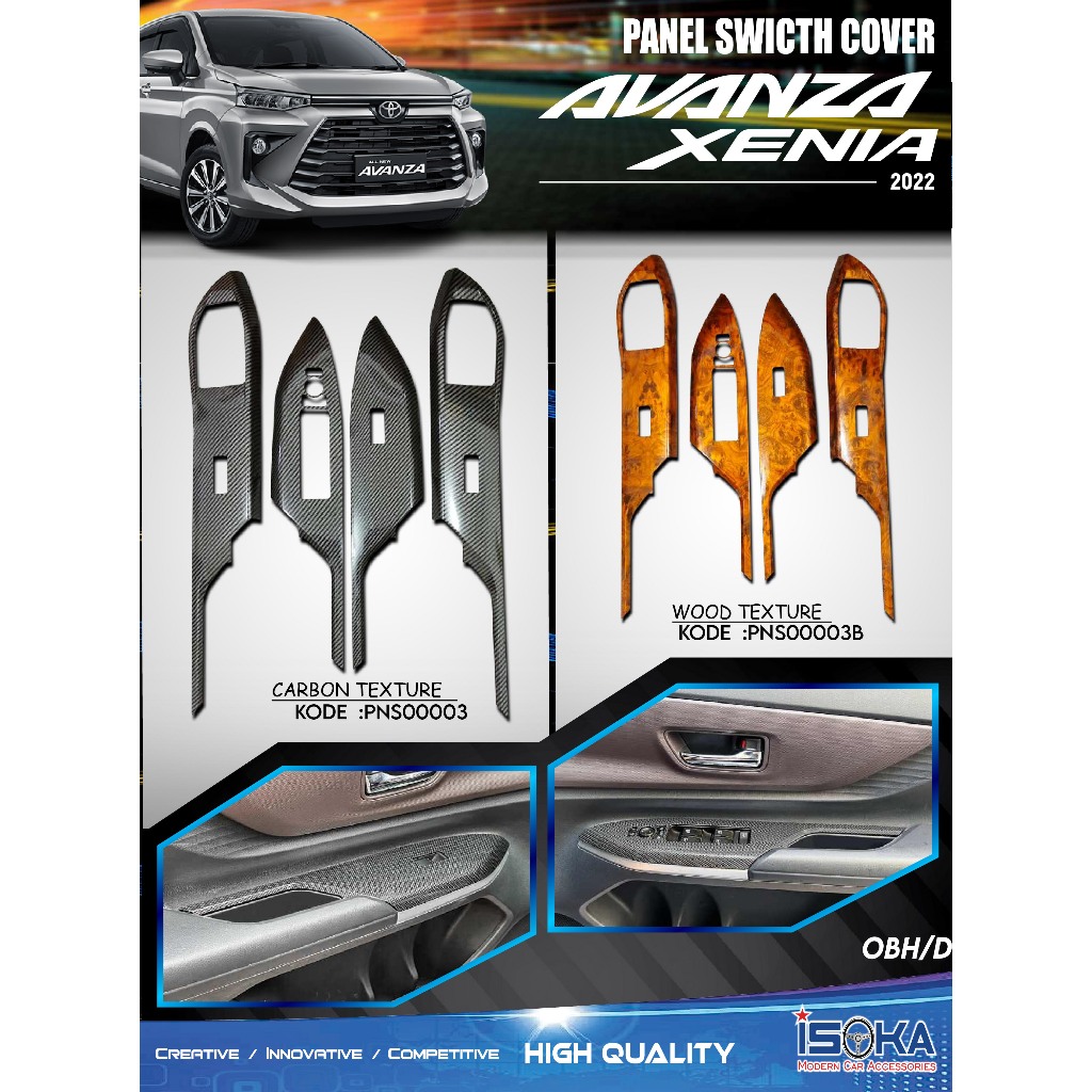 Cover Panel Switch AVANZA/XENIA 2022