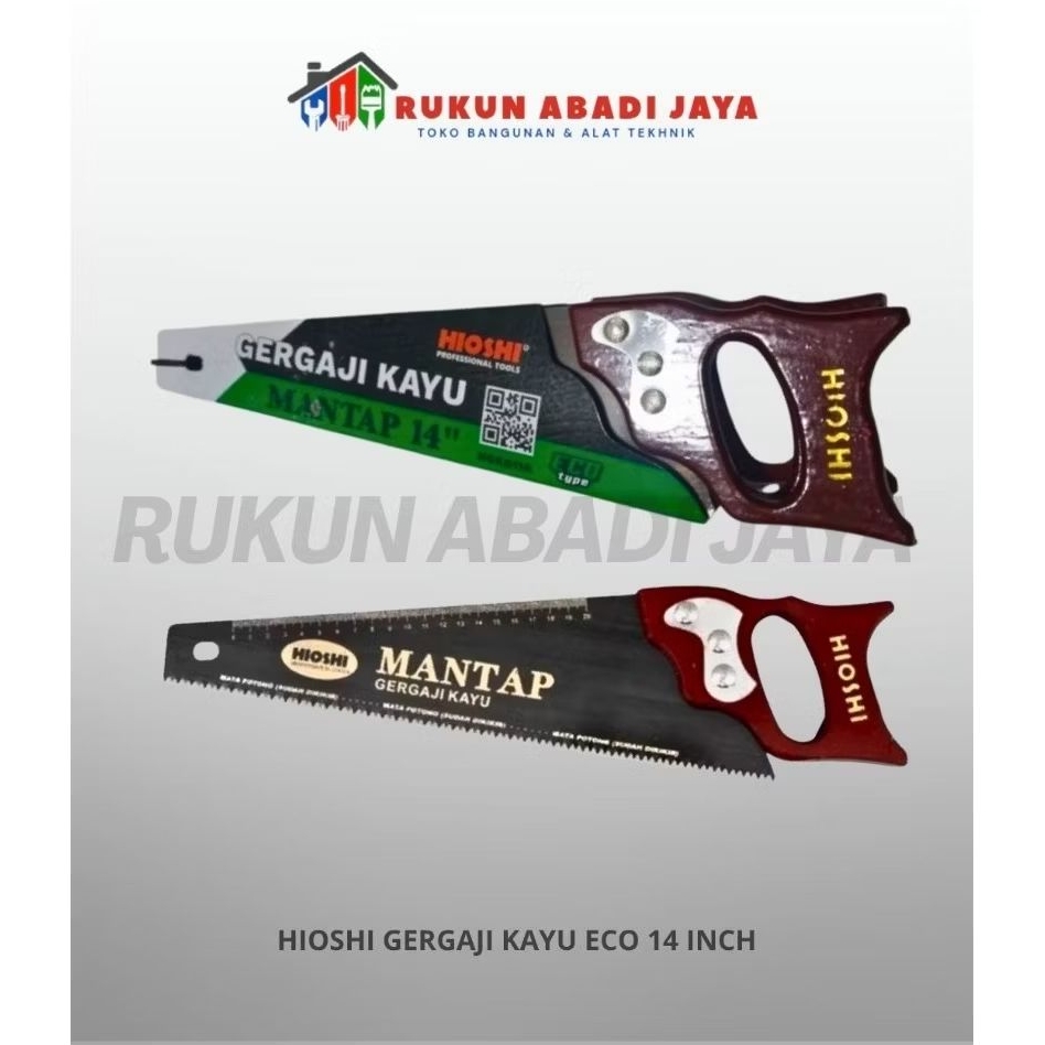 HIOSHI Gergaji Kayu ECO 14 inc
