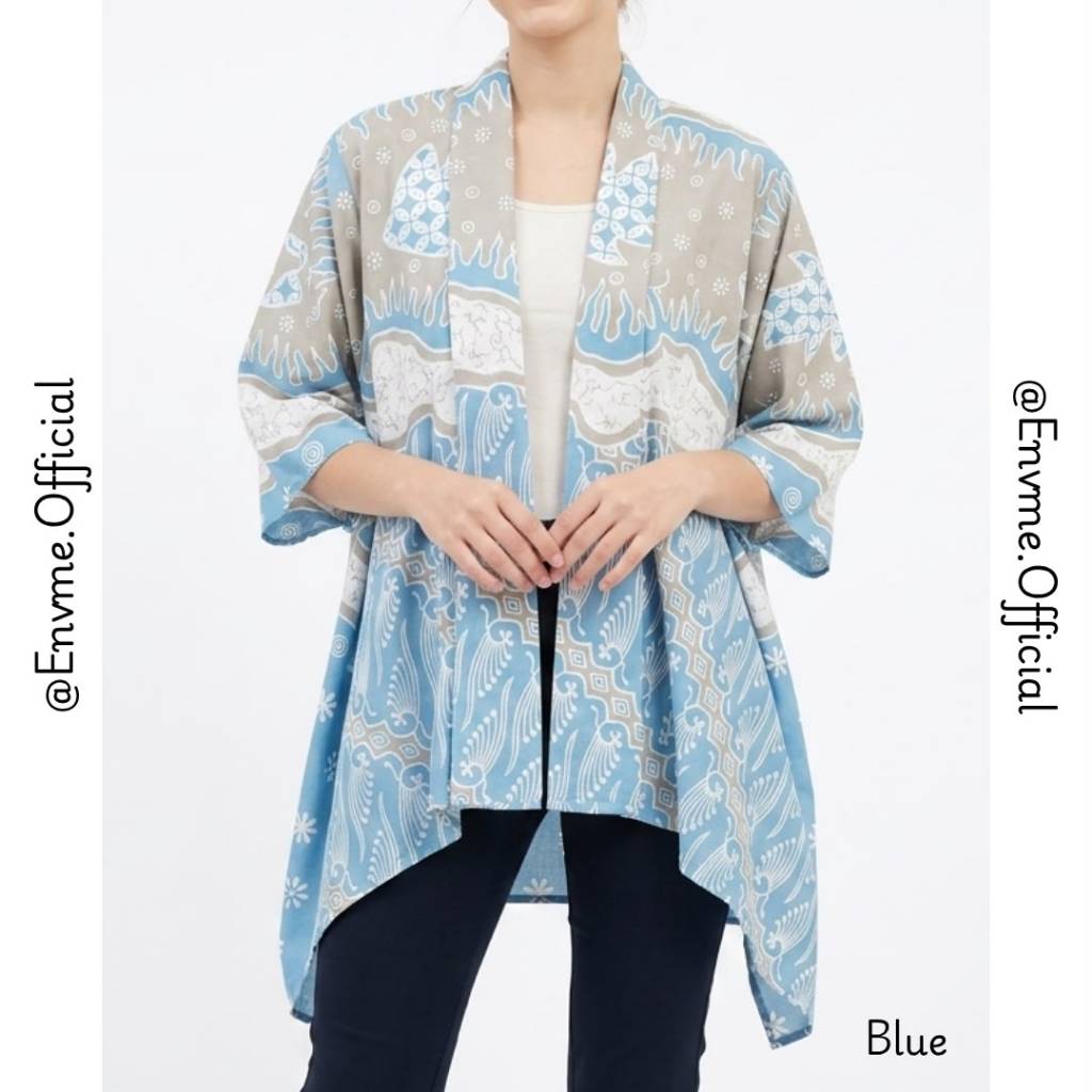 Envme Batik Vest Batik Cardigan Modern