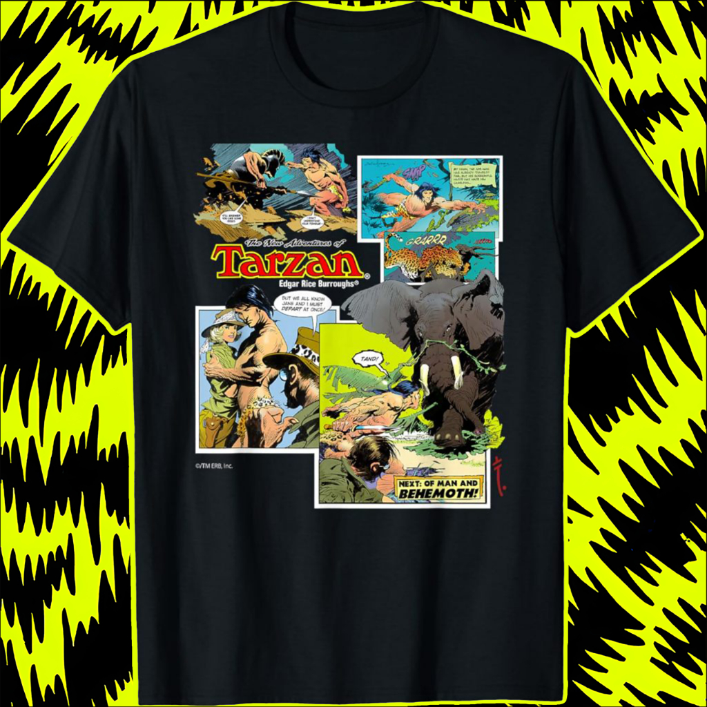 Makeyoushine X Generasi90 Kaos Tarzan of the Apes T-Shirt – Baju Vintage 90s Retro Pria Wanita Unise