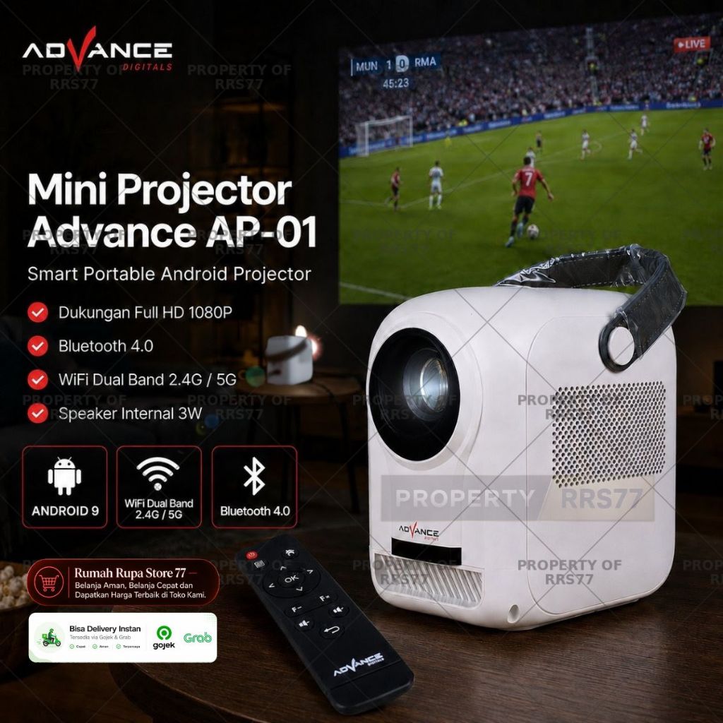 Mini android projector Advance AP 01 smart projector portable